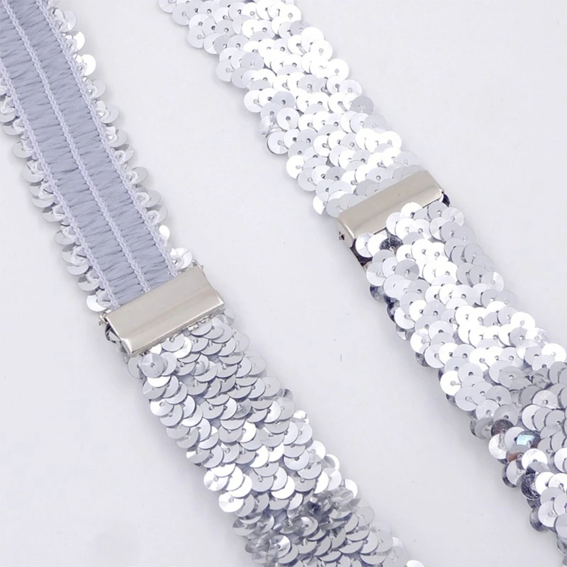 Disco Gathering Accessoires scintillants Set Coldie Gants Set Stage Show Wear Costume Accessoires pour hommes femmes