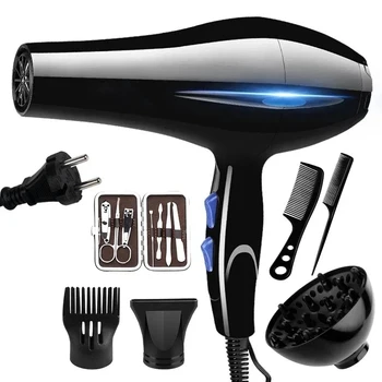 2200W Hair Dryer Professional Powerful Hair Dryer Fast Heating Hot and Cold Adjustment…