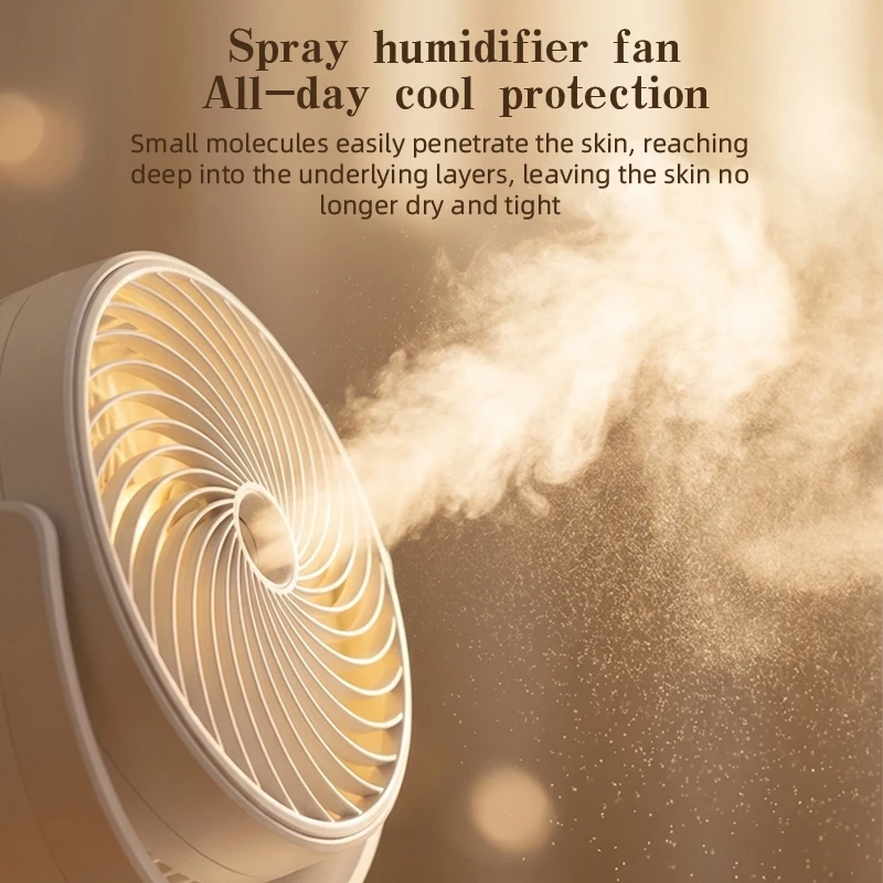 2026 High-Speed Ice Cooling Handheld USB Fan 2800 Speed Adjustment Super Long Battery Life Portable Outdoor