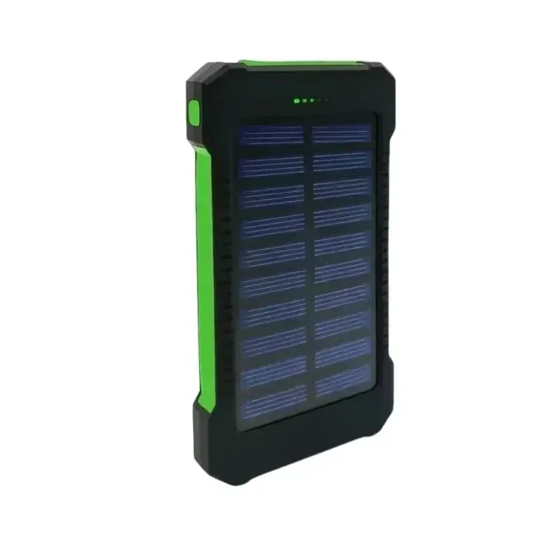 Nieuwe Power Bank 30000mAh kompas buiten waterdichte riem draadloos opladen supersnelle multifunctionele powerbank zonnepaneel