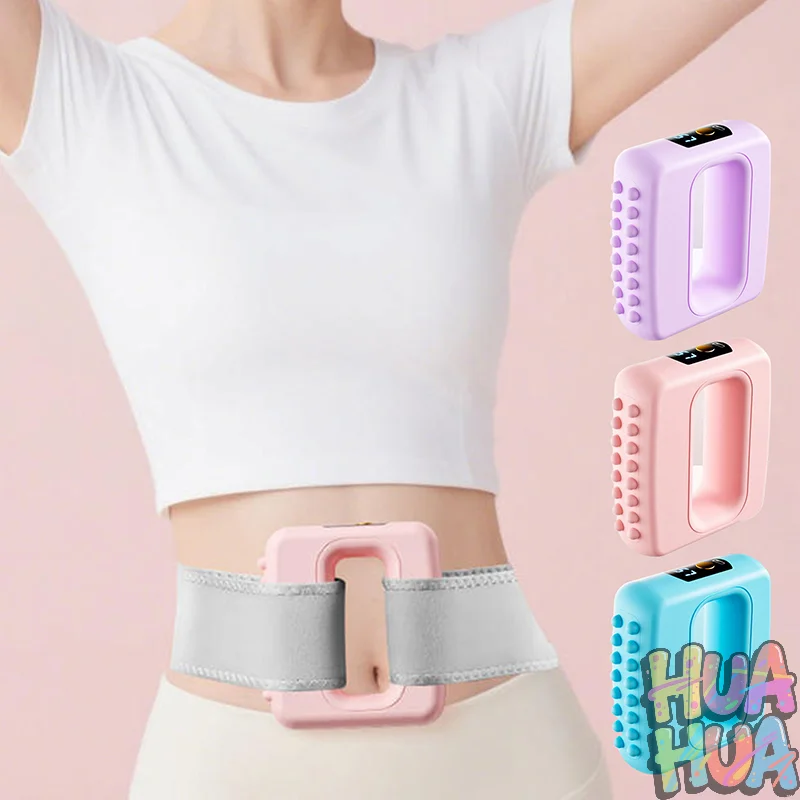 

Электрический фасциальный кольцевой массажер HUA для похудения всего тела, вибрационный массаж глубоких тканей с поясом, регулируемый для сжигания жира и формирования