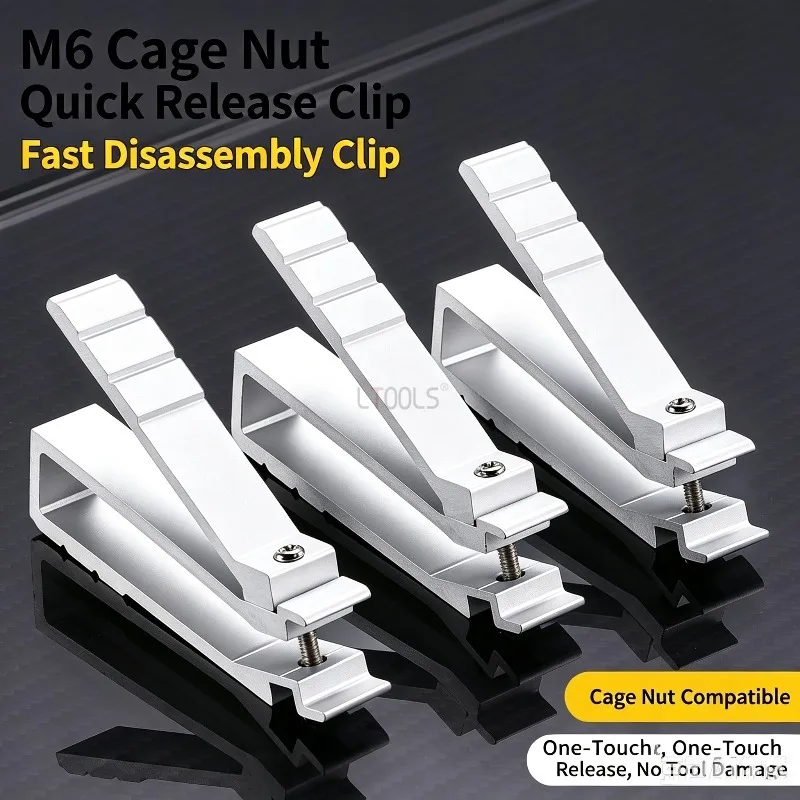 M5M6 Universal Cabinet Cage Nut Installation / Removal Tool Portable Captive Fastener Installer Hand-Safe Card Nut Disassembly
