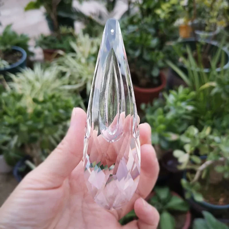 

1pcs 120mm Crystal Prism Hanging Suncatcher Pendant Glass Chandelier Bead Parts Sun Catcher Crystal Prisms Xmas Decoration
