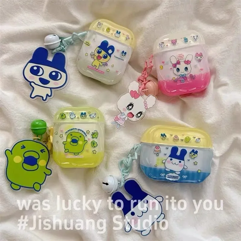 

Новый чехол для наушников Tamagotchi mametchi lovelitchi kuchipatchi mimitchi для AirPods4 AirPods1 AirPods pro2 AirPods3 с подвеской