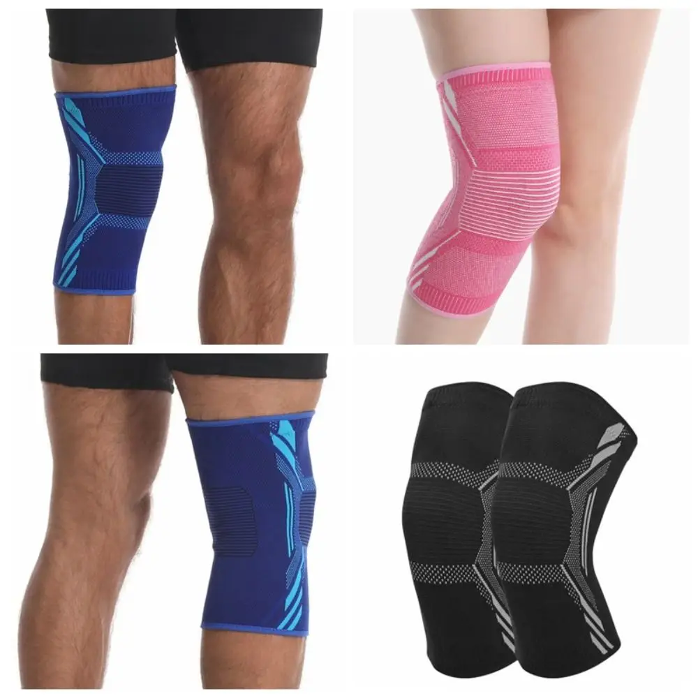 

No-Slip Sport Knee Support Compression Protective Gear Knee Braces Breathable Knee Pad Knee Sleeves Fitness Gym