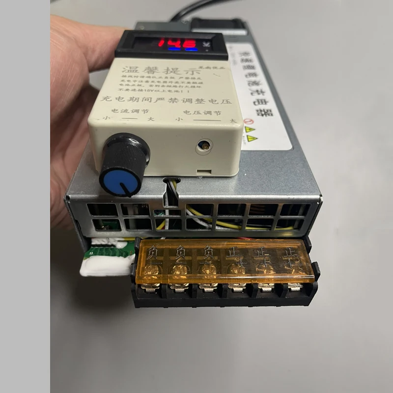 Cargador rápido 14,6 V 60A fosfato de hierro y litio/sin litio/níquel/cargador de batería AC 110-250V batería de litio ajustable