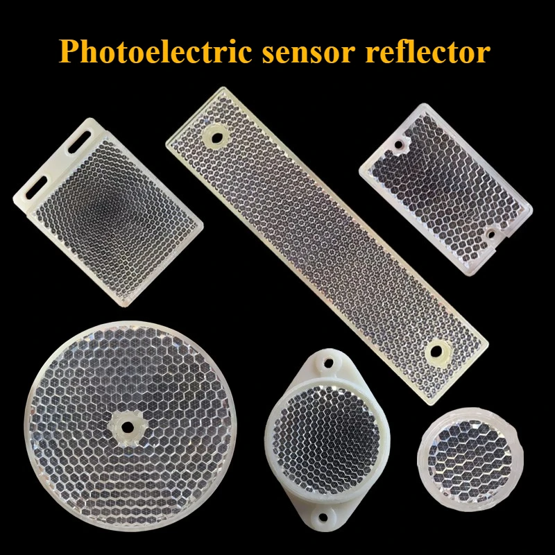 3PCS Photoelectric Switch Long-distance Reflector Mirror Large-aperture Reflector Switch Reflector