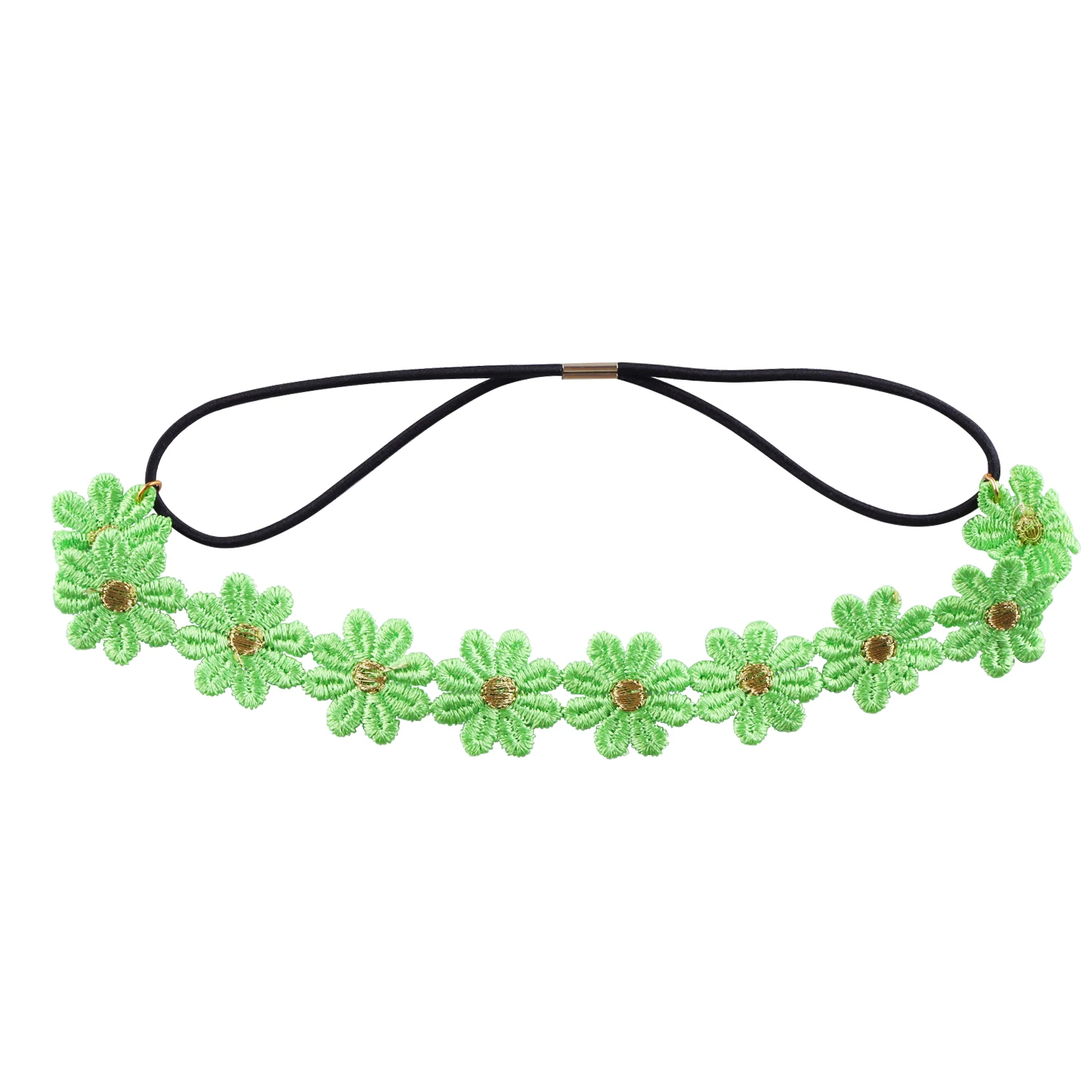 Gänseblümchen-Blumen-Stirnband, Sonnenblume, Hippies, Krone, Haarkranz, böhmischer Blumen-Kopfschmuck für Frühlingstourismus, Hochzeit, Festivals, Party – Detail 15
