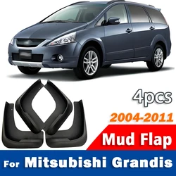 Mudguard For Mitsubishi Grandis 2004-2011  Mudflaps Mudguards Car Accessories Auto Styline Splash Guard Fender 2006 2007 2009