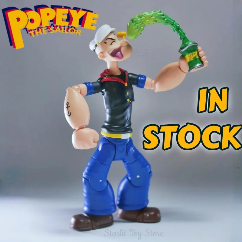

In Stock Great Toy/Gt Thesatl Orman Popeye Super Movable Model Anime Figure Replaceable Parts Nostalgic Souvenir Decoration Gift