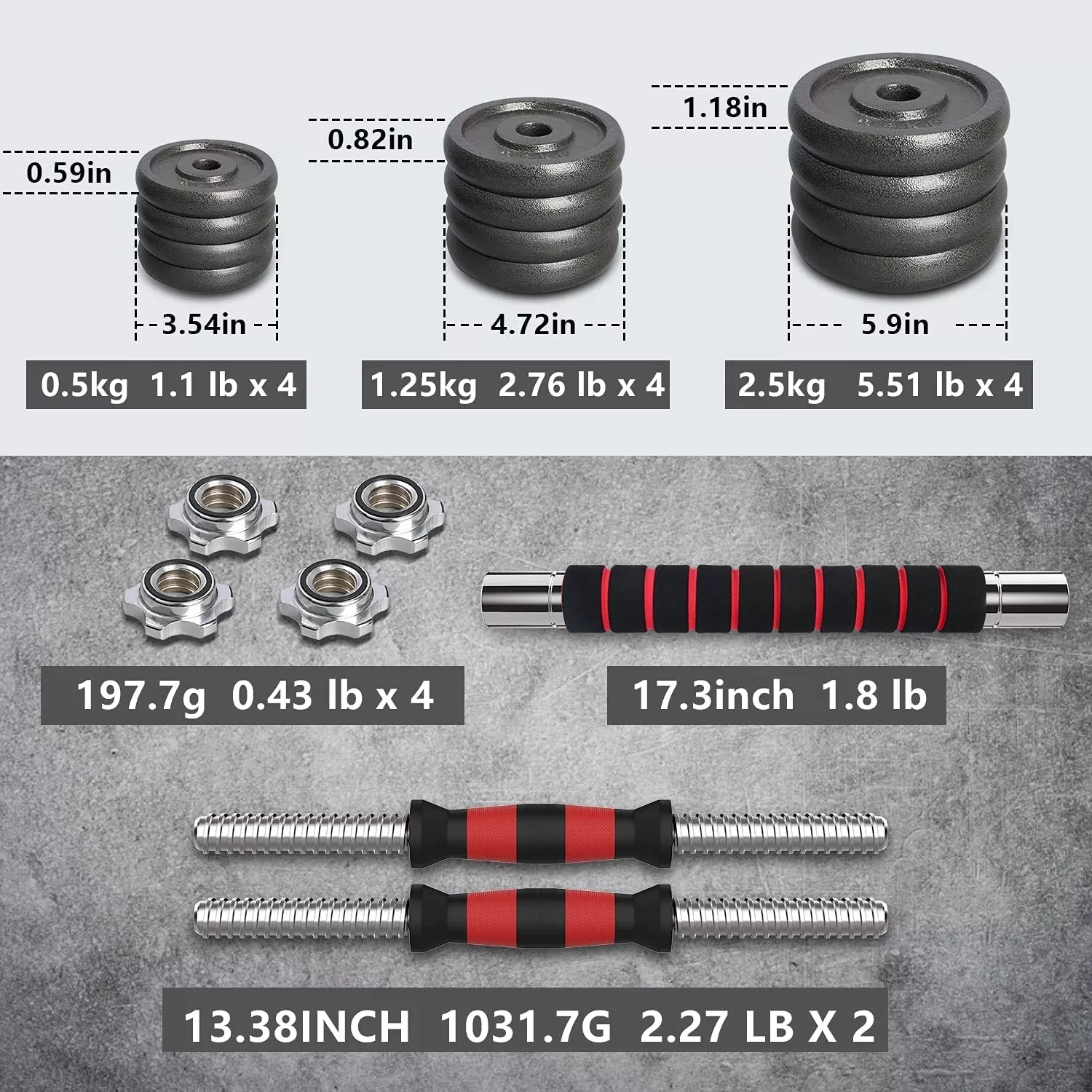 Wholesale Adjustable Dumbbell Set Professional Bodybuilding Weight Lifting Fitness Gear