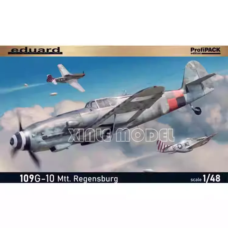 

Пластиковый сборный набор для сборки модели самолета Eduard 82119 Bf 109G-10 Mtt Regensburg 1/48