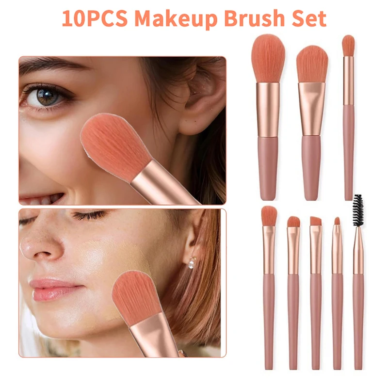 8/10 pièces/lot ensemble de pinceaux de maquillage professionnel Super doux détail brosse Blush brosse fond de teint correcteur fard à paupières brosse outils de beauté