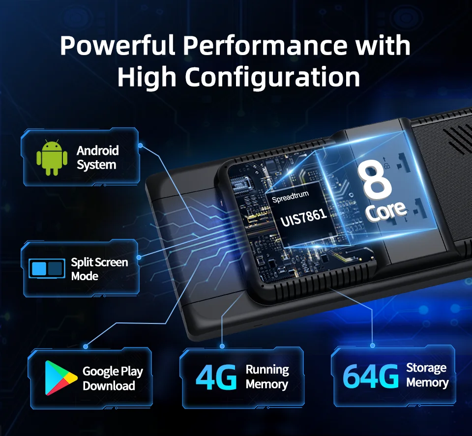 مشغل وسائط متعددة W60 11.3 بوصة 8 Core Android 14 6+128GB Carplay & Android Auto 5G WiFi Google Play Youtube Netflix OTA ترقية #2