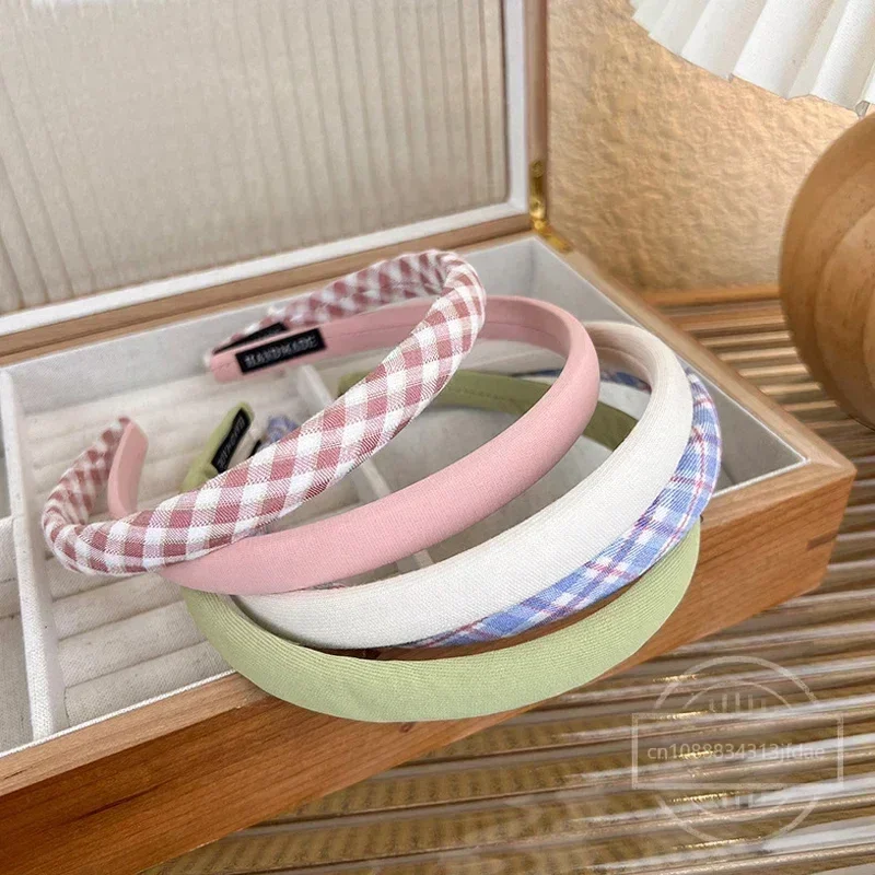 Thin Sponge Hairband Spring Summer Women's Girls Elegant Head Band Makeup Face Wash Hair Hoop Fashion Hair Accessories