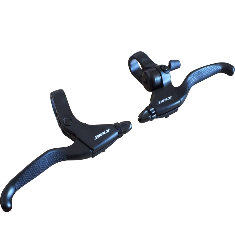 

MTB Road Bicycle Bike Brake Lever Mechanics Alloy Black Handle Left with Bell V Brake Disc Brake Parts