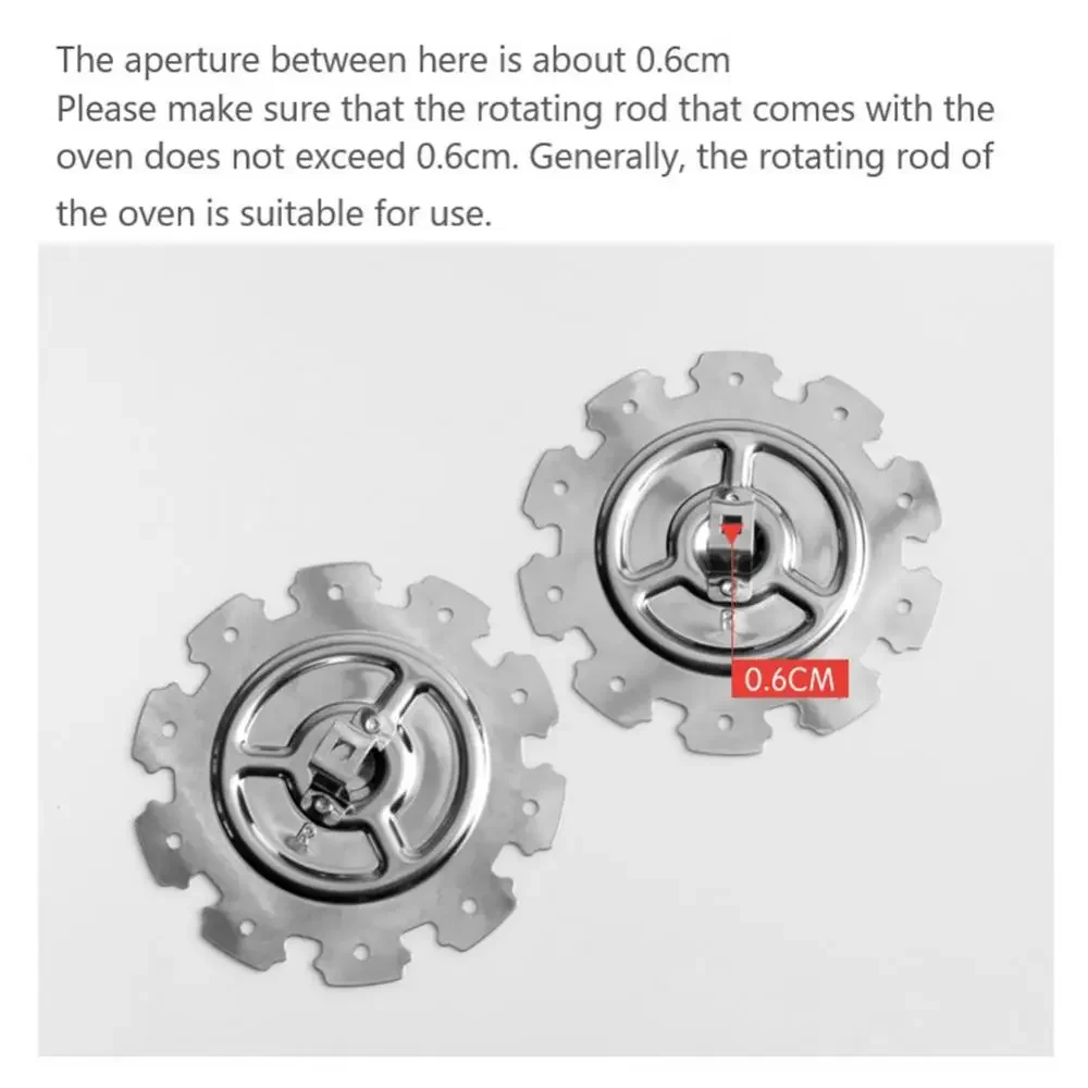 

Stainless Steel Rotating Grill Skewers BBQ Grill Cage Barbecue Air Fryer Lamb Skewers Grill Electric Oven Accessories