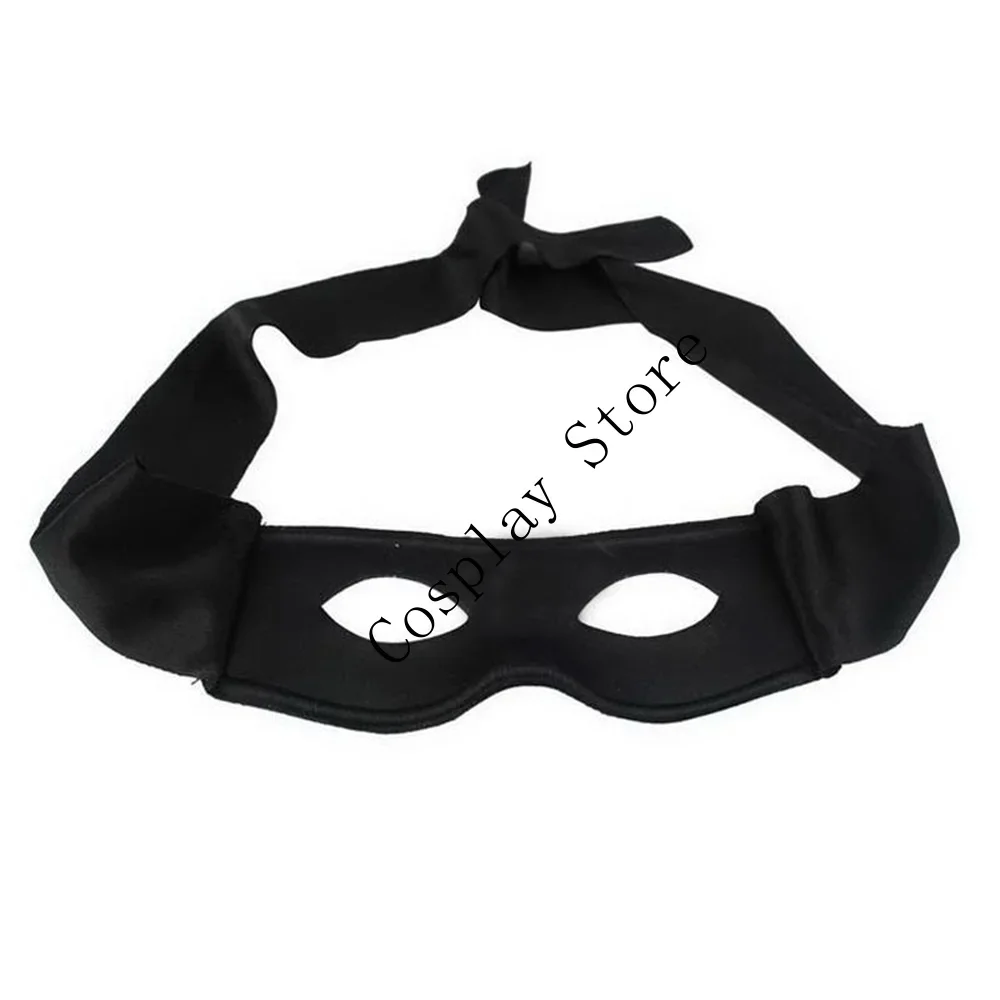 Halloween Disguise Half Mask Bandit Ninja Lone Ranger Costume Black Eye Mask Exquisite Role Playing Costume Party Mask