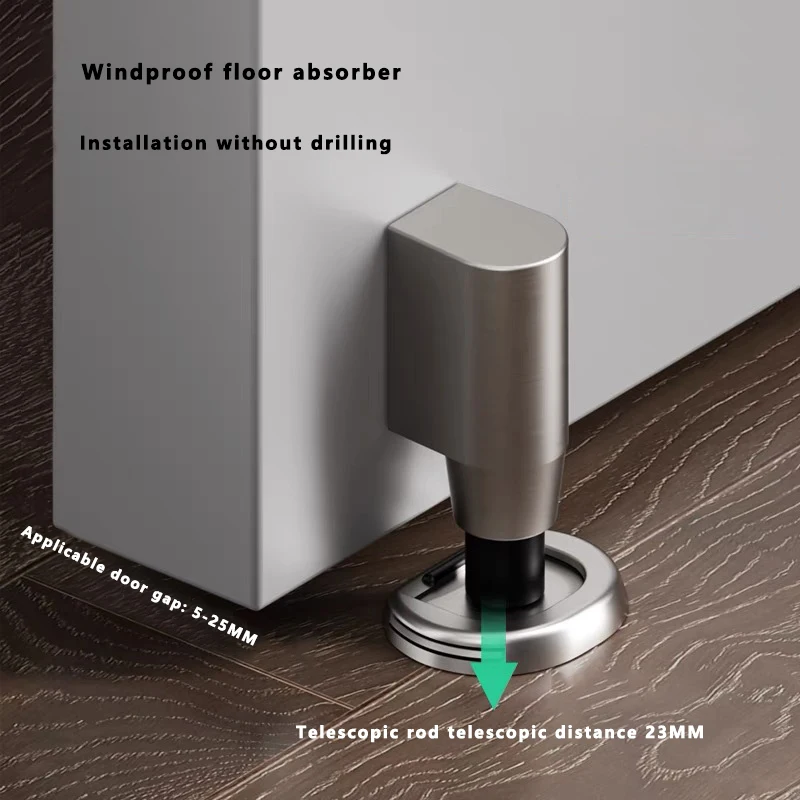 

Новая прочная Магнитная всасывающая дверь, ветрозащитная, без перфорации, всасывание пола, дверная пробка против столкновений, дверная пробка, дверной бампер