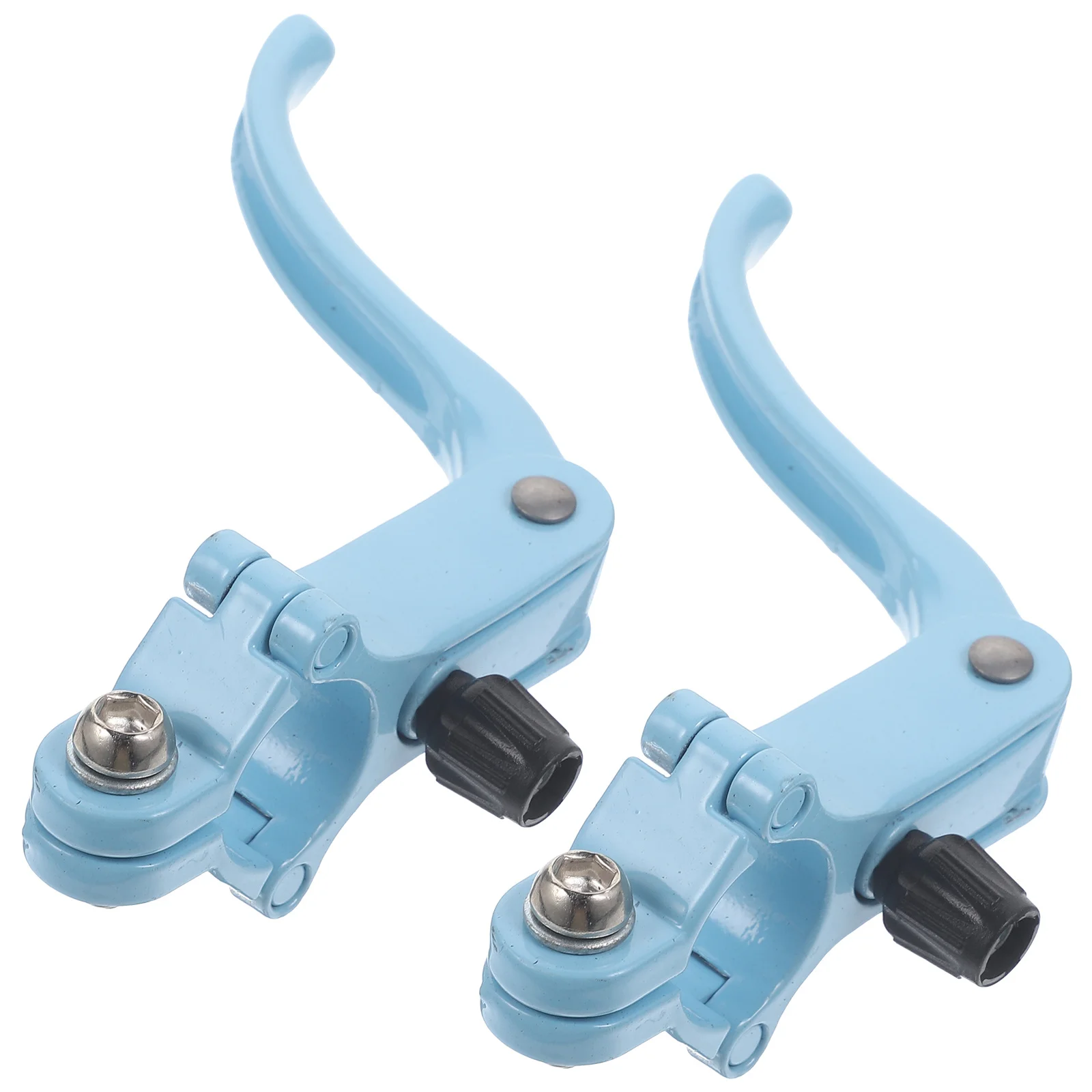 

2Pcs Aluminum Alloy Bike Brake Lever Durable Lightweight Cycling Accessory Practical Handle Bar End Bike Brakes