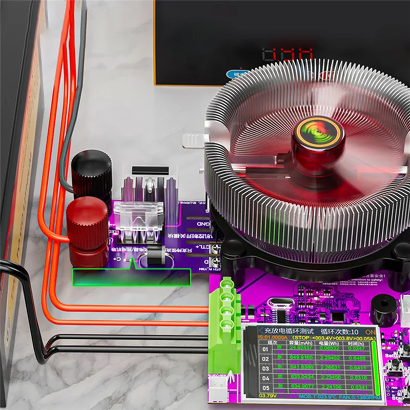 전자 부하 전원 공급 장치 테스터 용 배터리 충전 용량 테스트 용 A84E-CL24R 충전 제어 스위치 보드