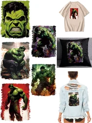 Disney hero Hulk Iron on patches Clothing stickers DIY children stripes for jeans DIY Sewing Decoration