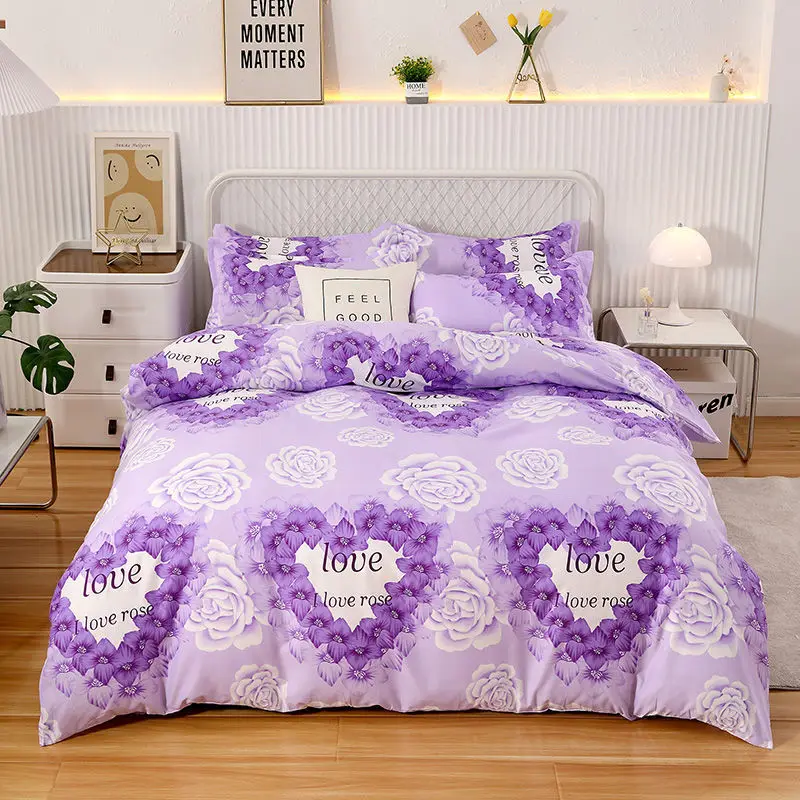 Bohemian Style Soft Skin-Friendly Duvet Cover with Creative Print Design 200X230CM for Single Double Queen Size Bedding