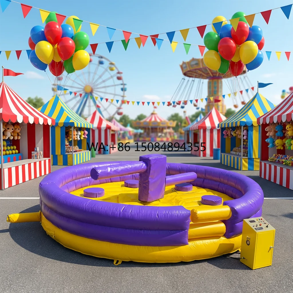 Outdoor Sport Activity Inflatable Carnival Meltdown Wipeout Games Indoor and Outdoor Inflatable Meltdown Game Wipeout Game