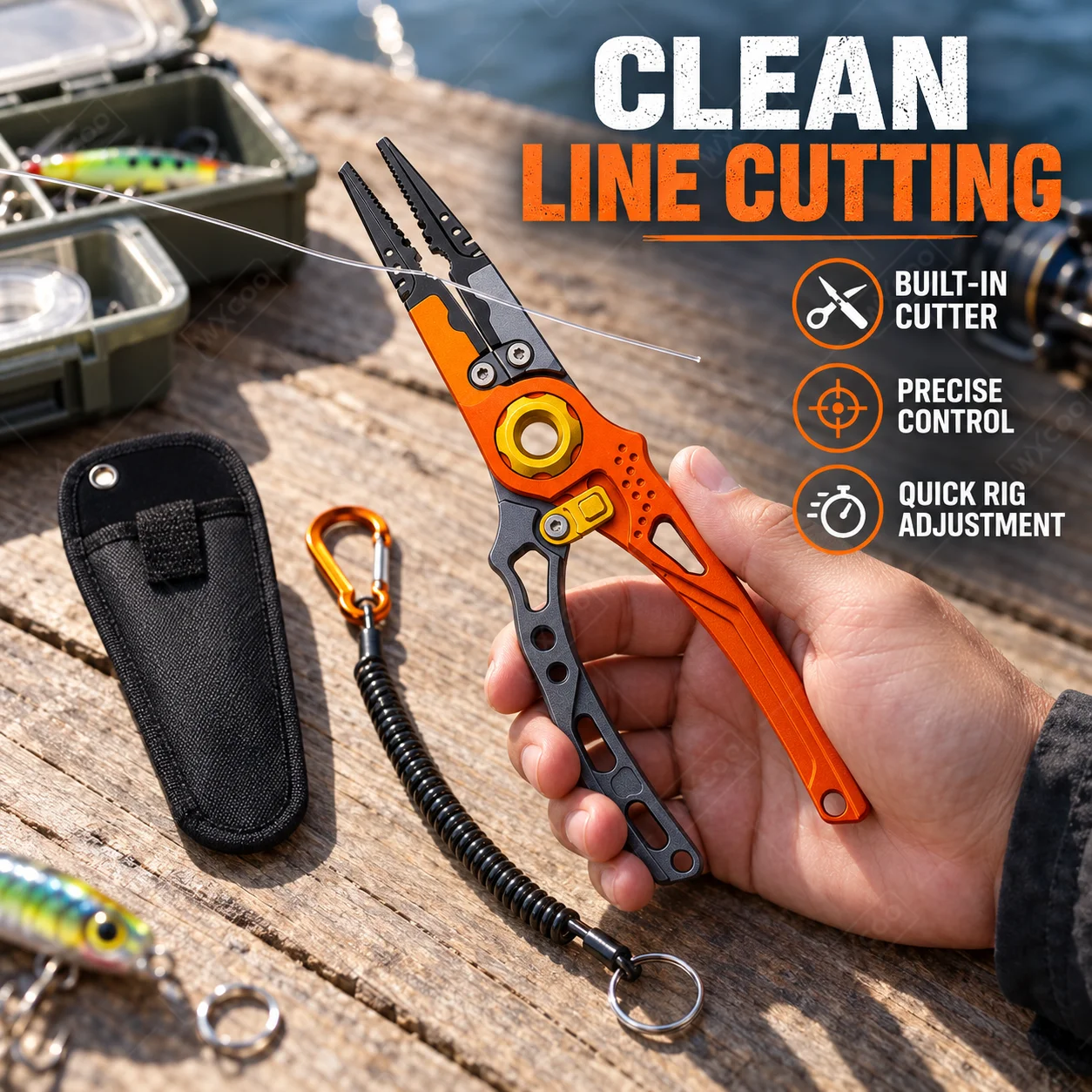 Aluminum Alloy Fishing Pliers - Saltwater Line recension och pris
