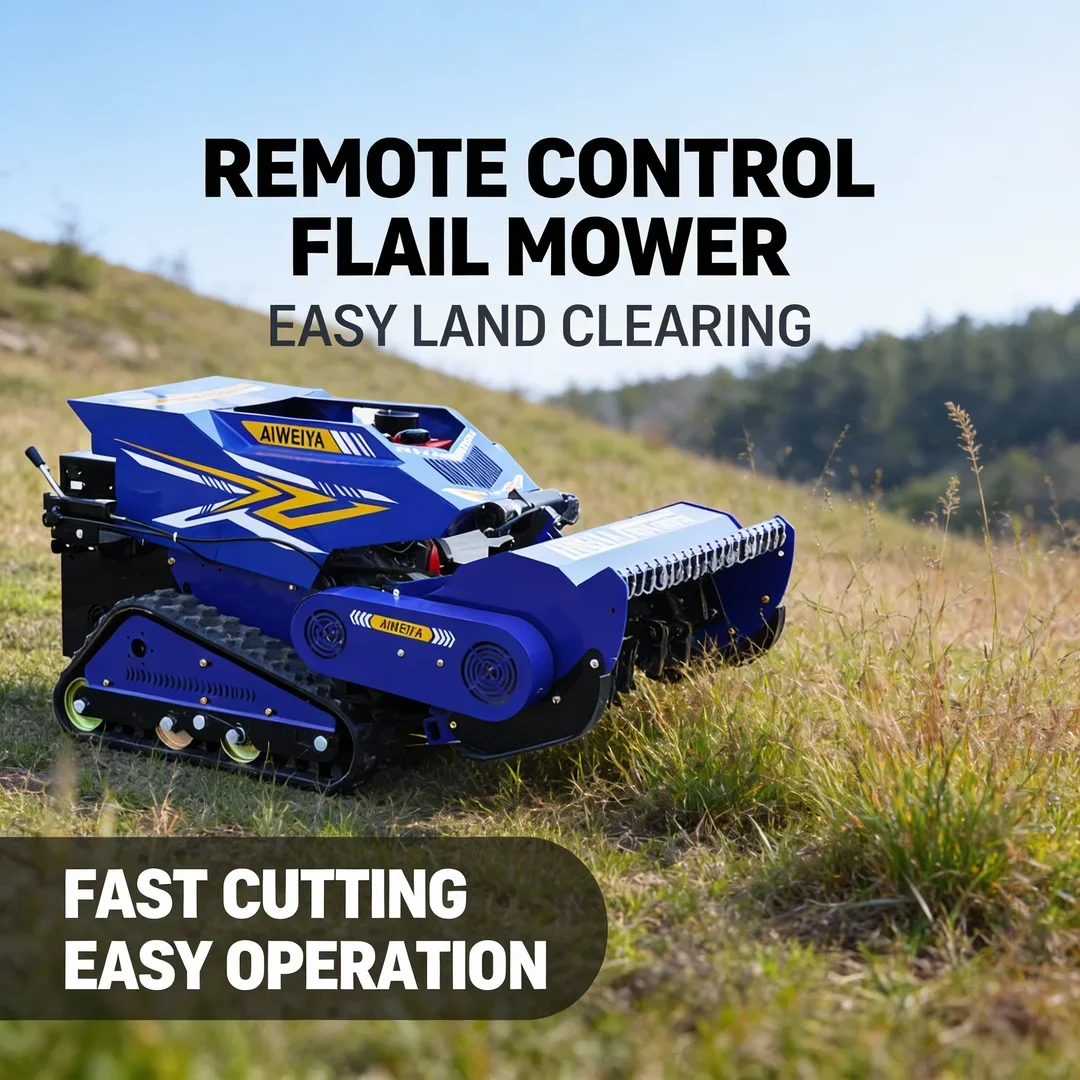 

Customized Professional Zero-Turn Flail Lawn Mower - New Upgrade 800-1000mm Cutting Width Agricultural Grass Trimmer