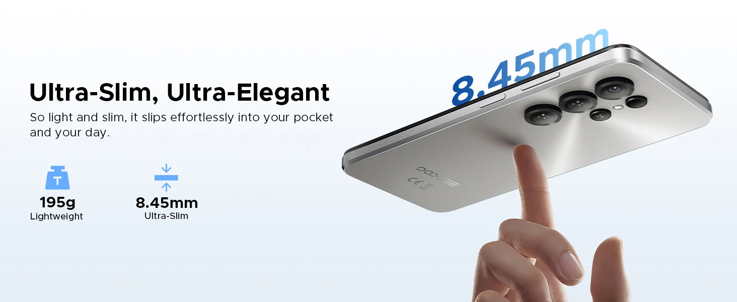 Global Version DOOGEE Note56X Pro Smartphone Android 16 Gemini AI 6150mAh Battery 6.56'' Display Widevine L1 Mobile Phone NFC