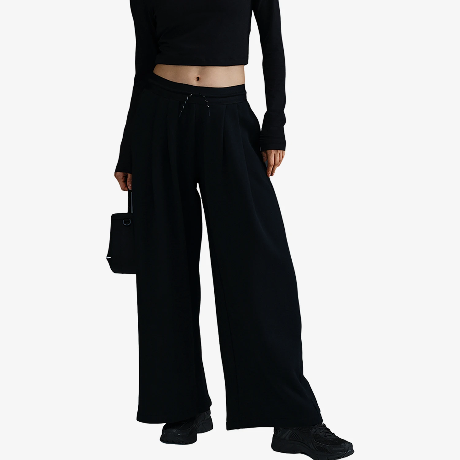 

Nike genuine new women's mid waist pleated French looped sports pants HF9546-010