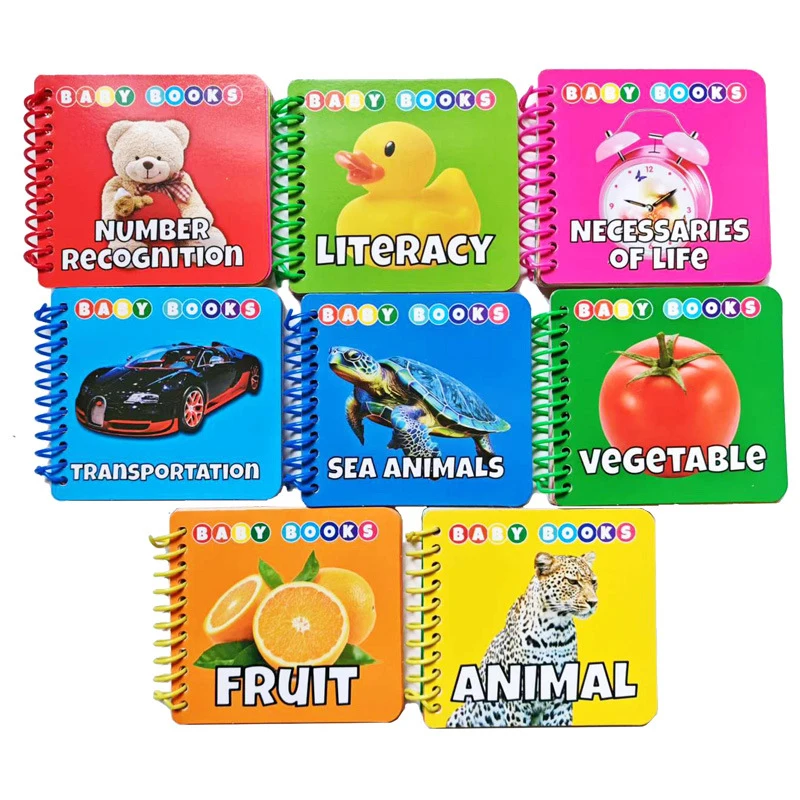 0-2 Years English Children Learning Cognitive Books Children's Enlightenment Books Children's Early Education Books Gifts