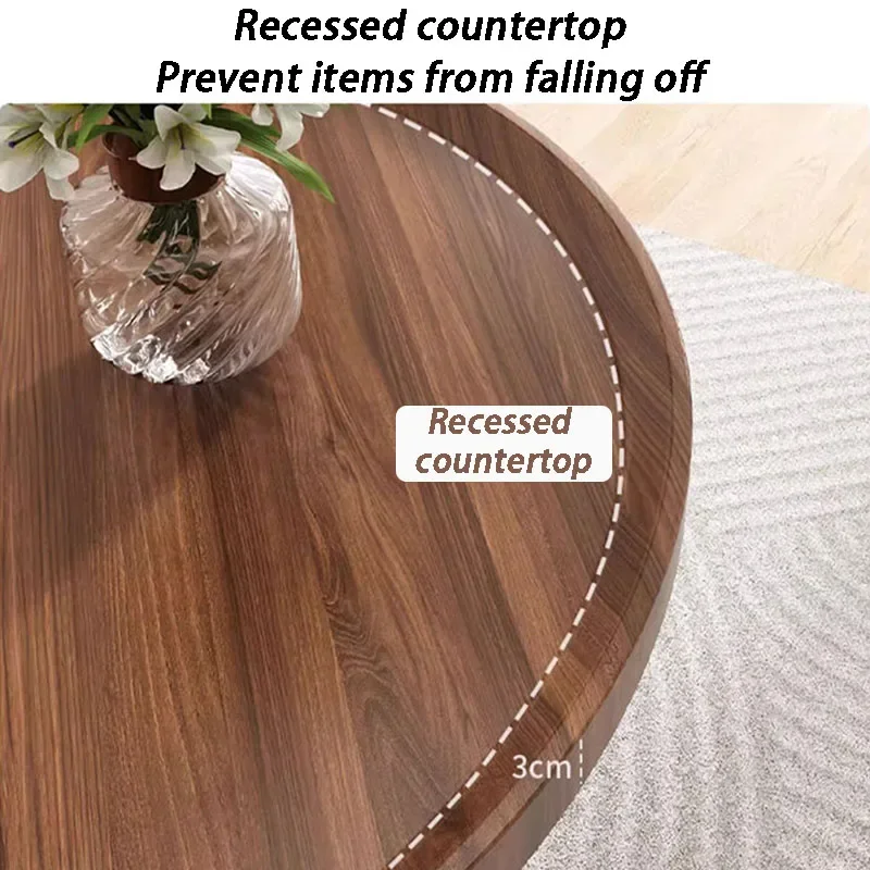 Luxury Coffee Table Nordic Living Room Center Tables Modern Minimalist Round Table Sofa Beside Tea Tables Furniture Decorations