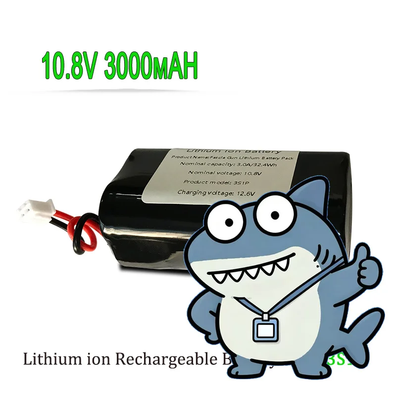 🔥3S1P 10.8V 3000mAh Rechargeable Lithium Battery Pack Is Suitable for Fascia Gun 10.8V  Electrical Appliances💎
