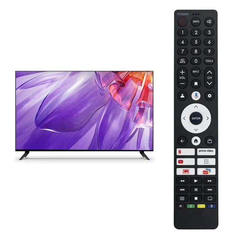 ABKN GB422WJSA Bluetooth Voice Remote Control for Sharp Aquos TV, Replacement with English Voice