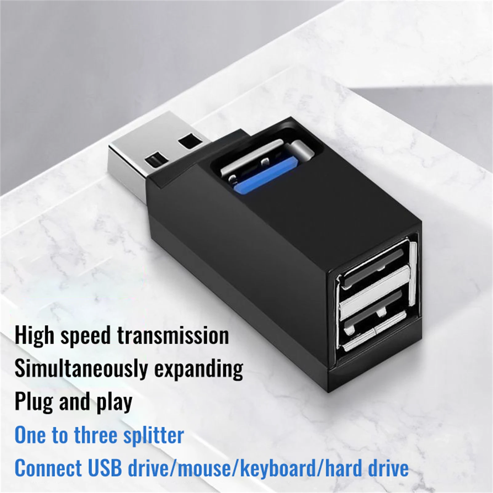 Type-C Docking Station USB HUB Portable Wireless Metal USB Docking Station for Mobile Computer Laptop