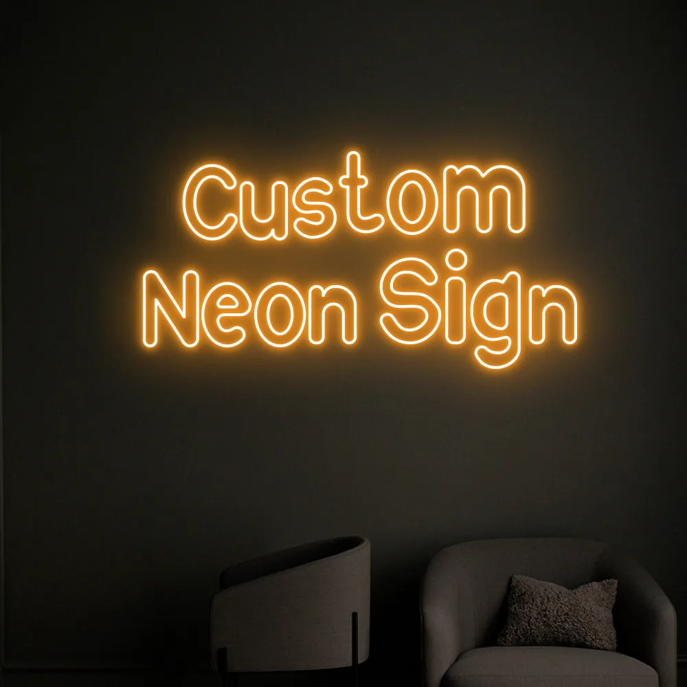 

Private Custom Neon Signs, Dimmable LED Light for Family, Birthday, Living Room, Art Wall Decor, Company Business Logo