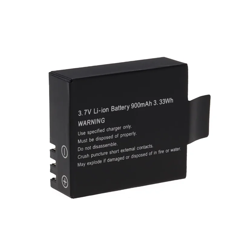 3.7V 900mAh Li-ion Battery for SJCAM SJ4000 SJ5000 SJ6000 WiFi Action Camera Rechargeable Replacement SJCAM Action Camera