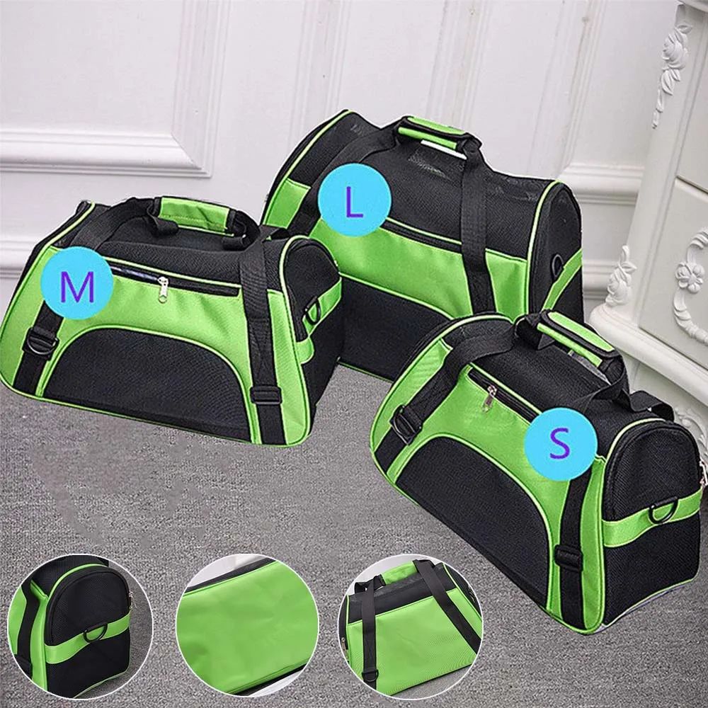 

Portable Dog Cat Carrier Bag Pet Puppy Travel Breathable Carrier Bags Foldable Cat Handbag Travel Pet Bag Transport Pet Backpack