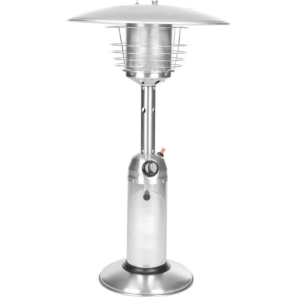 

Outdoor Tabletop Lightweight Propane 10,000 BTU Auto-Shutoff Valve CSA Approved - Stainless Steel