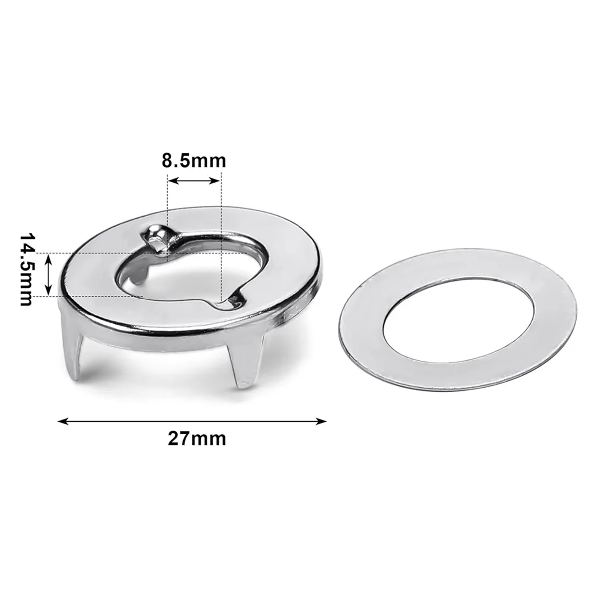 20 ชุด Marine Grade Twist Lock Fasteners ปุ่มเปิดตาไก่และสตั๊ดสําหรับผ้าใบ Fastener เปิดปุ่ม