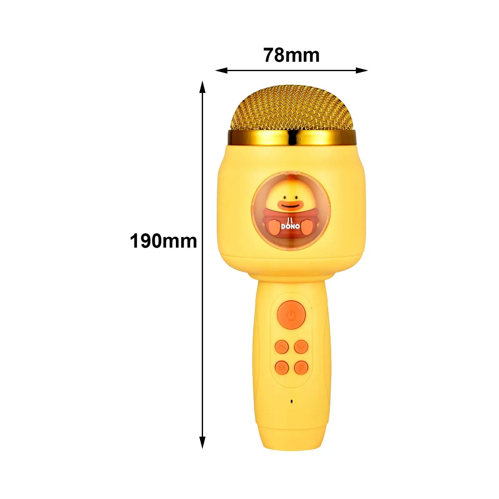 Macchina altoparlante con microfono portatile con luci a LED Microfono Bluetooth portatile