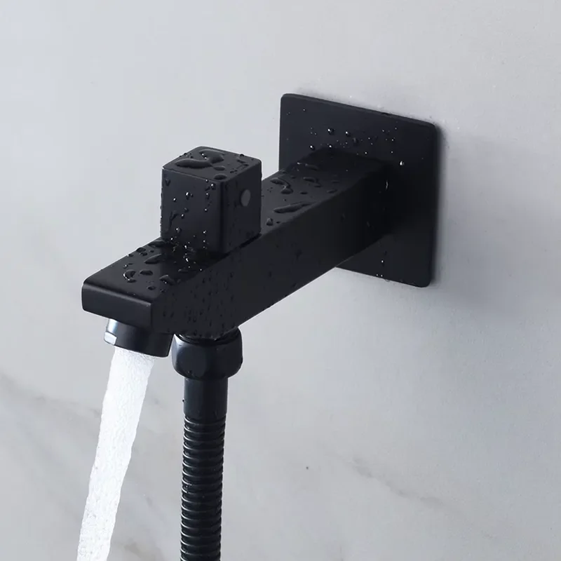 MATTE Black Shower Faucets 31'' Large Rainfall LED Waterfall Massage Shower Set Bathroom Thermostatic 5 Ways Mixer view 4