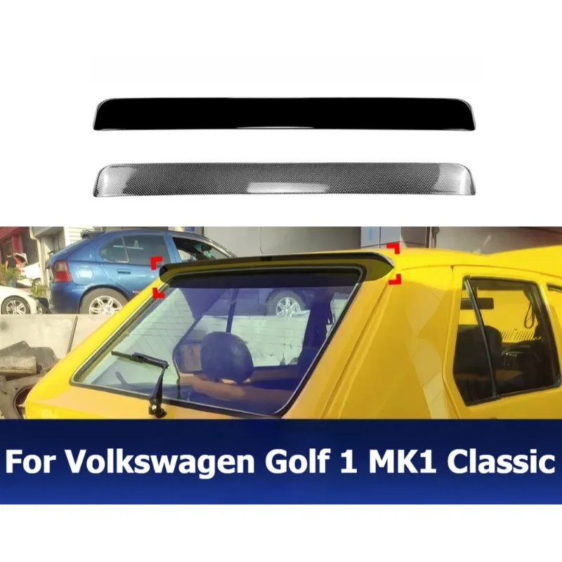 

For Volkswagen Golf 1 MK1 Classic Car Rear Roof Spoiler Duck Tail Wing Lip Aerodynamic Styling Upgrade Modification Accessories