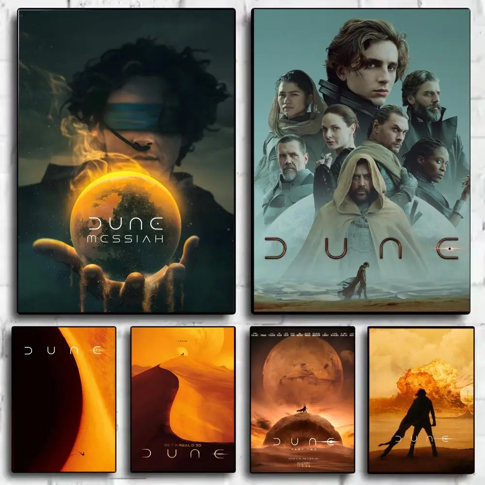 Famous Movie D-Dune Poster Wall Art Poster Print Decorative Artwork for Bedroom Living Room Office Home Decoration