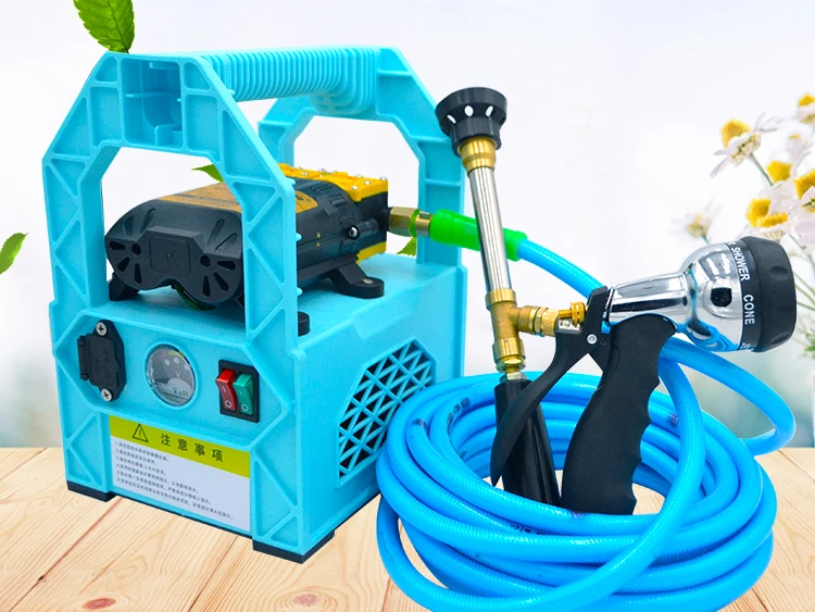 Portable electric spray rechargeable fruit tree medicine sprayer car washing pump double pump disinfection spray