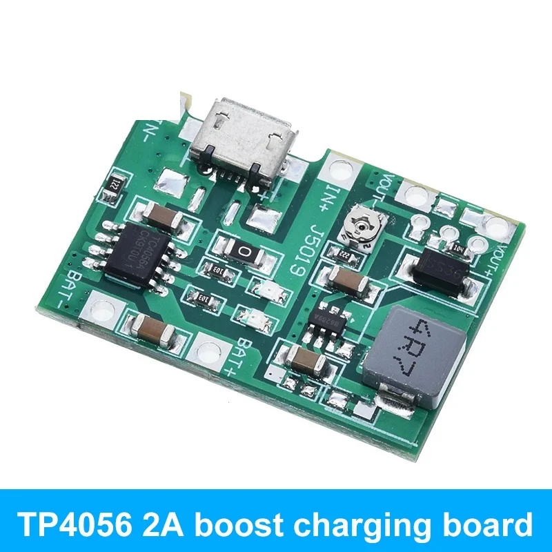 Lithium Li-Ion 18650 3,7 V 4,2 V Batterie Ladegerät Bord DC-DC Step Up Boost Modul TP4056 DIY Kit Teile