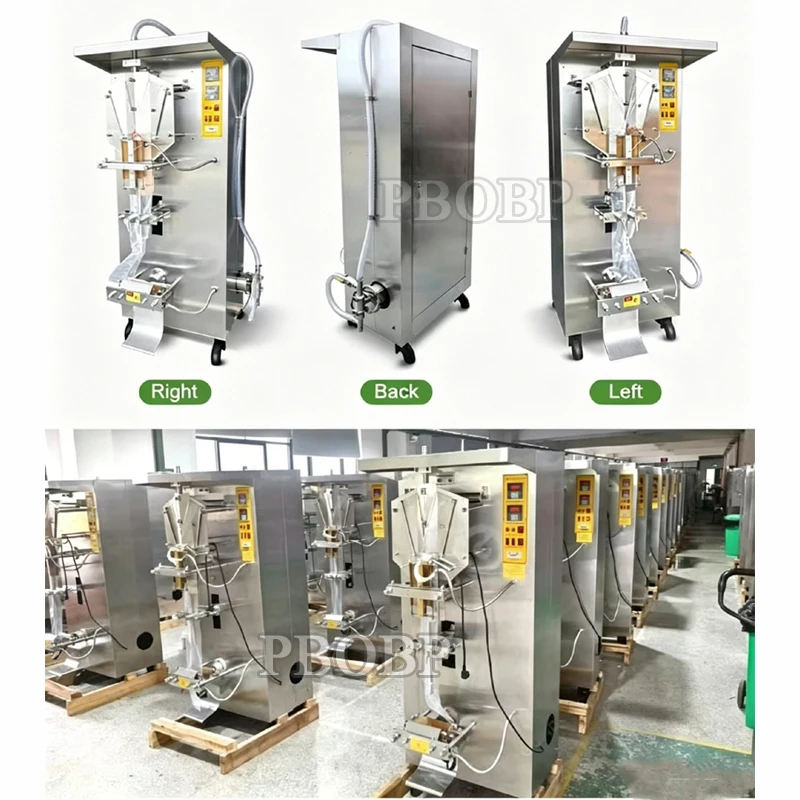 

PBOBP Automatic Liquid Packing Machine Small Self-priming Pump Packaging Mechine Bag Making Machine