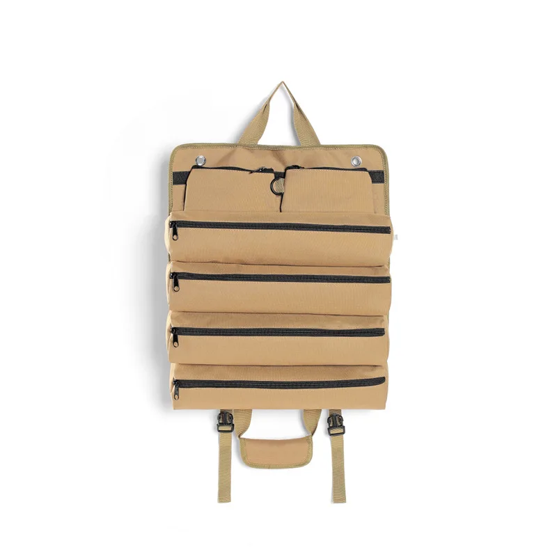 

Outdoor Multi-Purpose Storage Bag - Camping Hanging Portable Foldable Hardware Household Tools Handheld Organizer